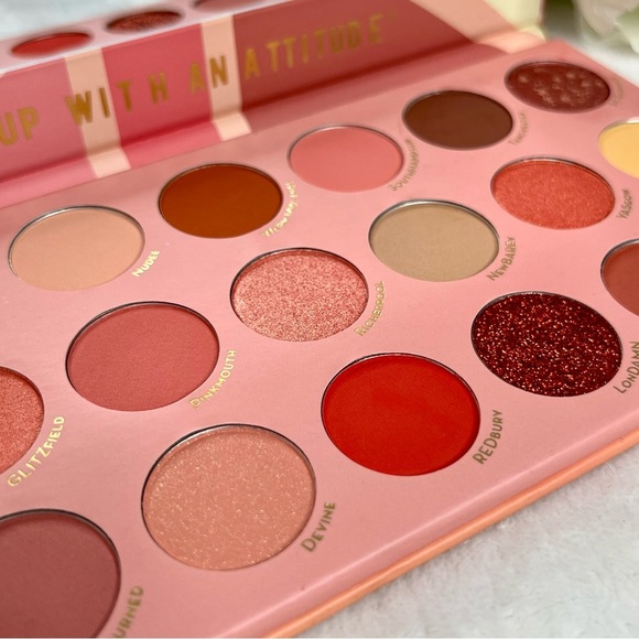 RUDE NEW Eyeshadow Palette United Peachy Nudes 21 Colors Vegan Friendly NWT - Picture 8 of 16